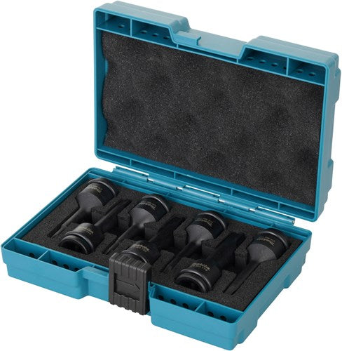 Makita Accessoires Makita torx slagschroefbitset | 7-delig | impact black | 1 2'' | vk - e-23628