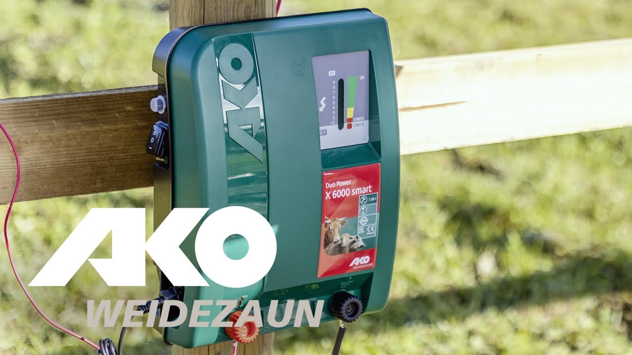 AKO Producten duo power x6000 smart schrikdraadapparaat 230v12v