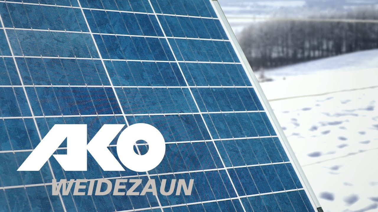 AKO Producten sun power s3000 schrikdraadapparaat met zonnepaneel