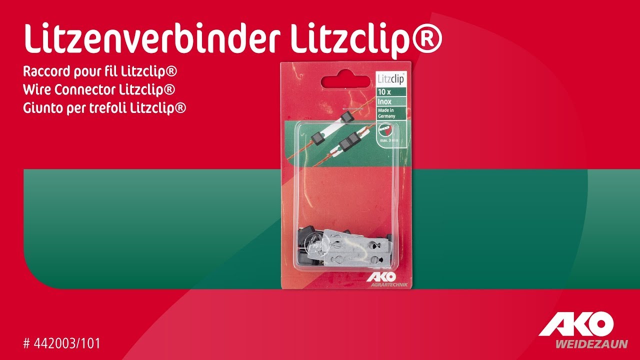 AKO Producten draadverbinder litzclip rvs 3mm 10 stuks