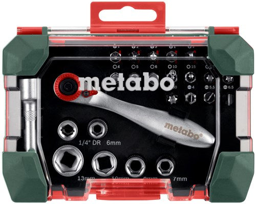Metabo Accessoires Metabo bit-box promotion | 26-delig - met dopsleutels - 626701000