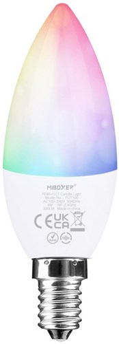 Mi-light Miboxer rgb-cct led e14 kaars 4w rf 2.4g - led0214
