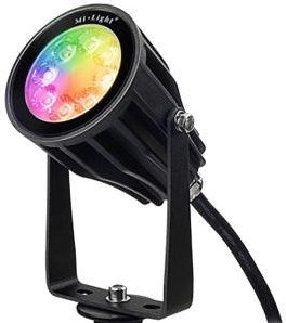 Mi-light Miboxer zigbee rgb-cct led tuinspot ip65 6w rond zwart - led0280
