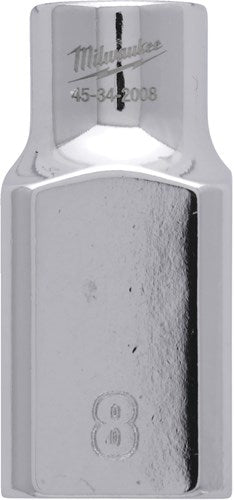 Milwaukee Accessoires 1 2 dop metrisch - 8 mm - 4932480006