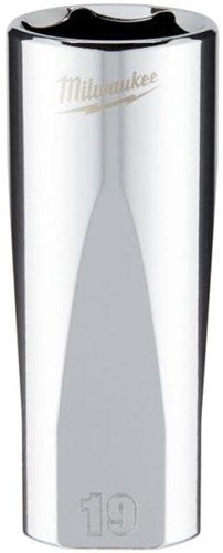 Milwaukee Accessoires 3 8 ratel dop , metrisch lang -19mm - 4932478363