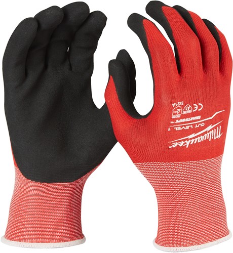 Milwaukee Accessoires gedipte werkhandschoenen | snijklasse 1 a - xxl 11 | 1 paar - 4932471419