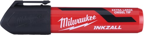Milwaukee Accessoires inkzall zwarte xl beitelpunt marker - 4932471558