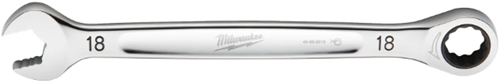 Milwaukee Accessoires maxbite ratel sleutel metrisch 18mm - 1st - 4932471511