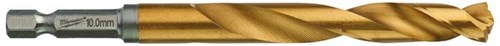 Milwaukee Accessoires metaalboor shockwave hss-g ti. 10mm -1pc - 48894723