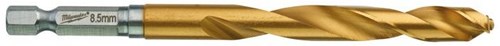 Milwaukee Accessoires metaalboor shockwave hss-g ti. 8.5mm -1pc - 48894720