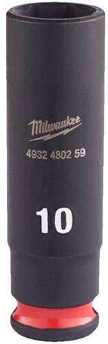 Milwaukee Accessoires shockwave slagdop 1 4 diep 10mm | 1 stuk - 4932480259