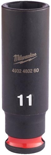 Milwaukee Accessoires shockwave slagdop 1 4 diep 11mm | 1 stuk - 4932480260