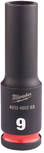 Milwaukee Accessoires shockwave slagdop 3 8 diep 9mm | 1 stuk - 4932480283