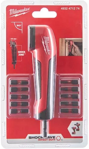 Milwaukee Accessoires shw cd rechte hoek accessoire - 11pc - 4932471274