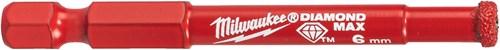 Milwaukee Accessoires Milwaukee tegelboor | diamond max™ | 1 4 nat droog | 6 mm 1 4 hex - 4932498342
