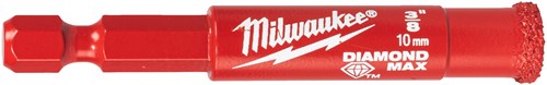Milwaukee Accessoires Milwaukee tegelboor | diamond max™ | 1 4 nat droog boren | 10 mm 1 4 hex - 4932498344