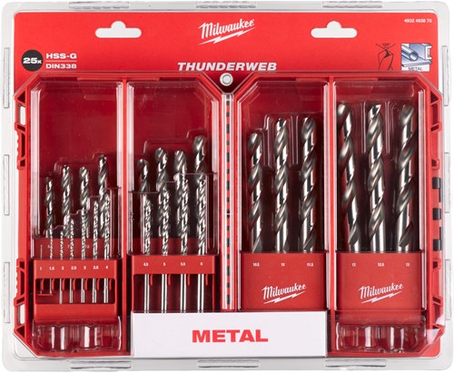 Milwaukee Accessoires Milwaukee thunderweb set | hss-g | 25x - 4932493870