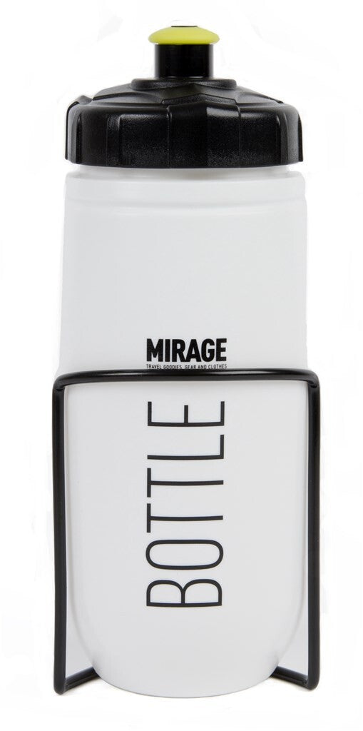 Mirage bidon 600ml Star-White met aluminium houder