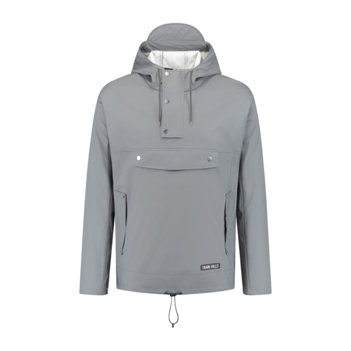 Mirage Regenjas rainfall closed jacket - maat s - gemaakt van polyester soft touch - earl grey