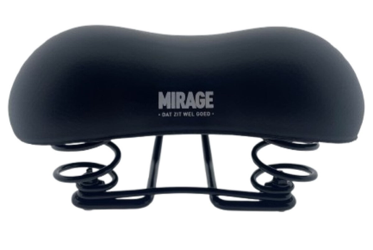 Buzaglo Mirage zadel tour comfort met vering shorty, zwart