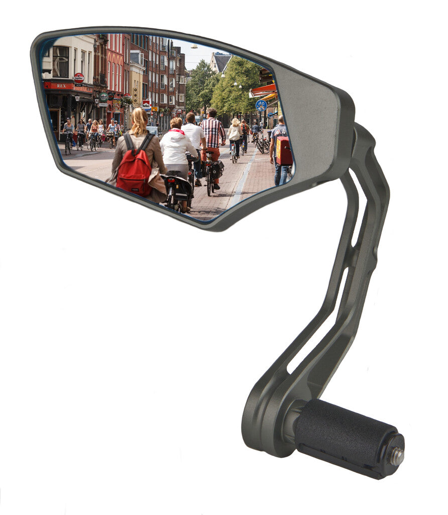 Mirage spiegel barend first class, dimmend glas, grijs, links