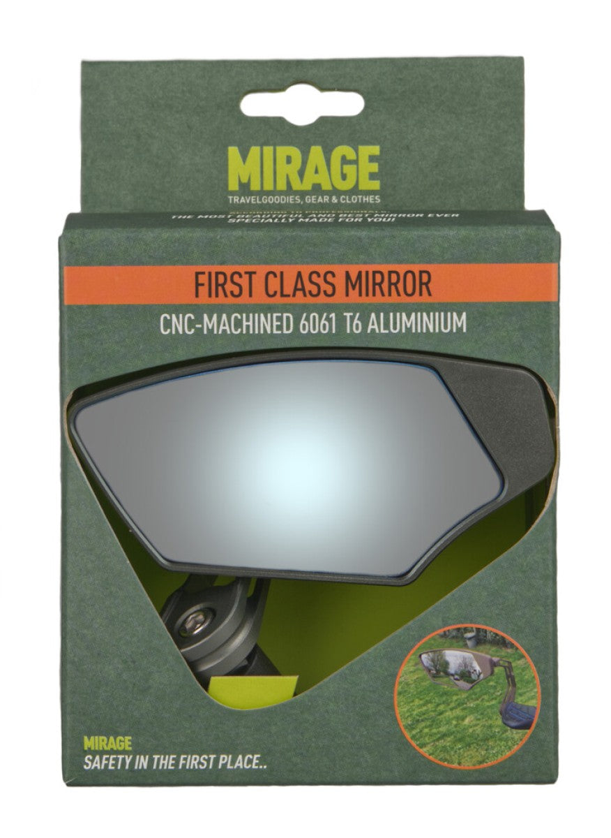 Mirage spiegel barend first class, dimmend glas, grijs, links