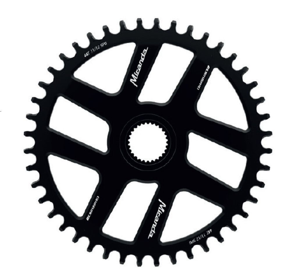 Tandwiel Miranda Bosch-4 38T D1 Zwart