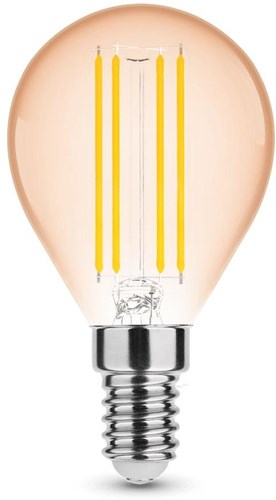 Enzo Modee led kogel e14 4-28w 1800k filament amber dimbaar - led7420