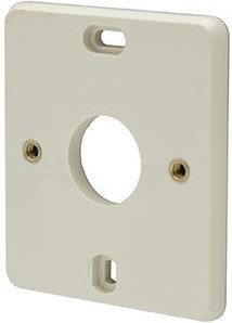 Enzo Montageplaat perilex opbouw creme met gat power - 4050735