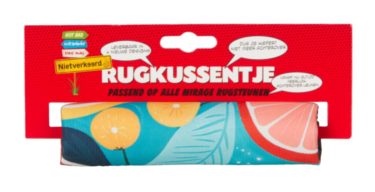 Newlooxs Nietverkeerd rugsteun kussen fruit coctail