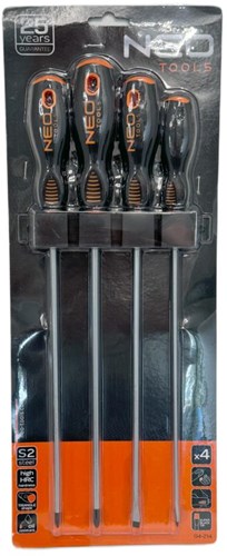 NEO schroevendraaierset | lang 4 delig 250mm - 6460175