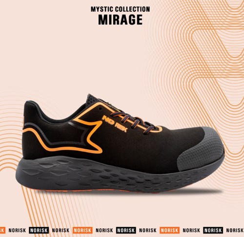 No Risk mirage 1249.20 s1p | oranje zwart | maat 43 - 5607421014439