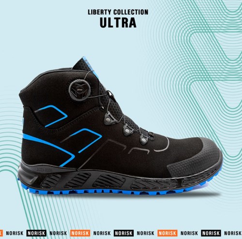 No Risk ultra 1047.41 atop metaalvrij s3 | zwart blauw | maat 39 - 5607421074396