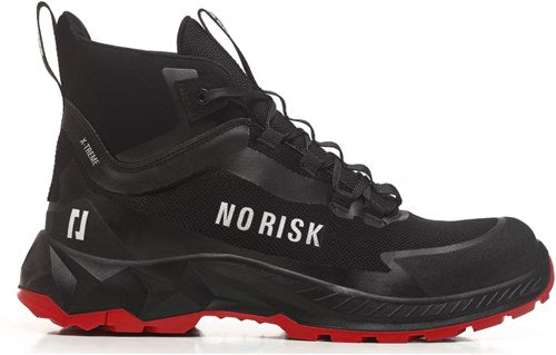 No Risk x-treme mid black red 1057.10 s3l | zwart rood | maat 48 - 5607421134489