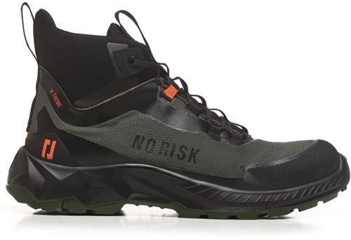 No Risk x-treme mid green 1057.08 s3 | zwart groen | maat 40 - 5607421129409