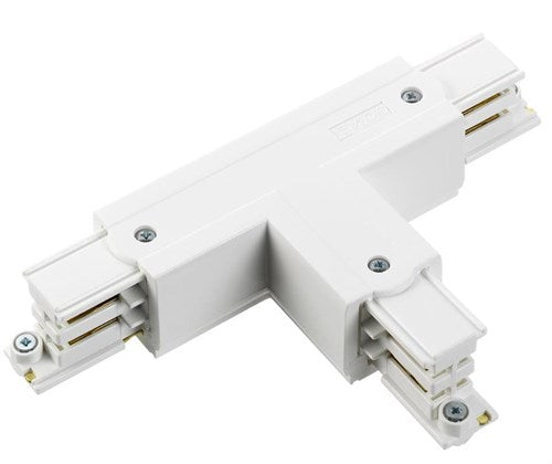 Nordic t-stuk vast 90gr. tbv. rail wit links 5050050