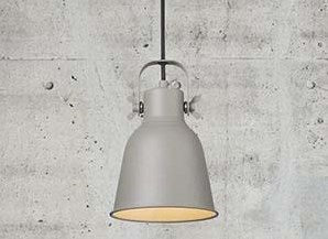 Enzo Nordlux hanglamp e27 adrian grijs 16cm - 4800010