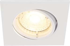 Enzo Nordlux led inbouwspot carina vierkant wit gu10 5w 3-pack dimbaar 2700k - 4801290