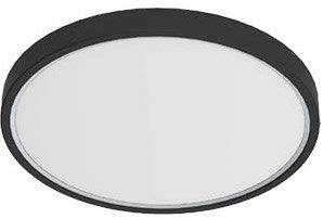 Enzo Nordlux led plafonniere noxy 17w 3000 4000k 35cm zwart - 4802379