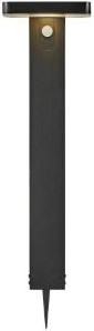 Enzo Nordlux led solar tuinlamp op spie rica 5w 3000k zwart 60cm - 4802810