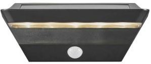 Enzo Nordlux led solar wandlamp agena 5w 3000k zwart - 4802820