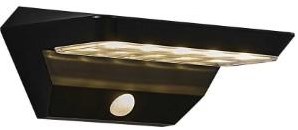 Enzo Nordlux led solar wandlamp agena 5w 3000k zwart - 4802820