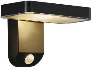 Enzo Nordlux led solar wandlamp rica 5w 3000k zwart - 4802800