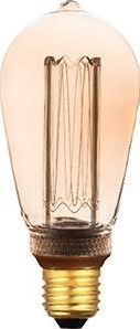 Enzo Nordlux led st64 e27 3,5-12w 1800k retro deco gold dimbaar - 2760105