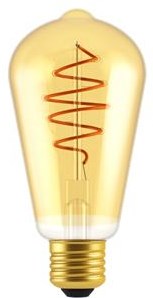 Enzo Nordlux led st64 e27 4,9-35w 2200k filament spiraal gold dimbaar - 2760090