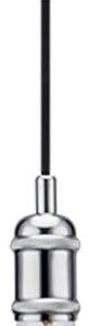 Enzo Nordlux snoerpendel e27 avra chroom - 4800190