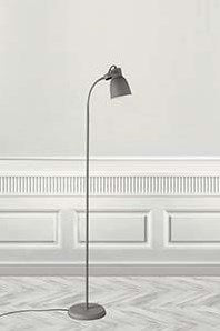 Enzo Nordlux vloerlamp adrian grijs e27 151cm hoog - 4800400