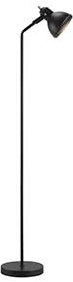 Enzo Nordlux vloerlamp aslak zwart e27 140cm hoog - 4800420