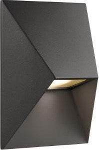 Enzo Nordlux wandlamp pontio 15 1x gu10 zwart ip44 - 4800900