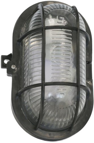 Enzo Nordlux wandlamp skotlampe bulleye ovaal met korf zwart - 4800430